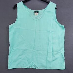 Southern Lady Tank Top Size 18 Blue